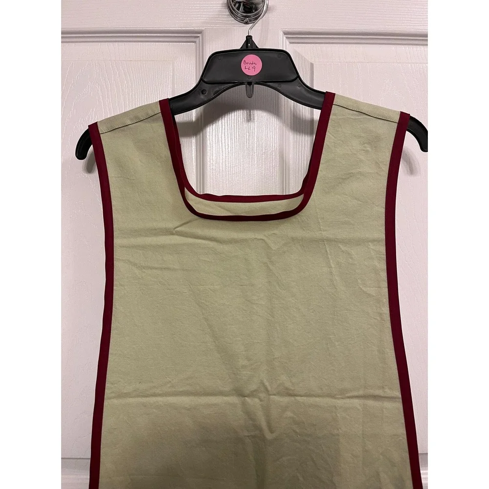 Handmade Christmas Print Apron: Santa Kitchen Apron, Adult XS-XL